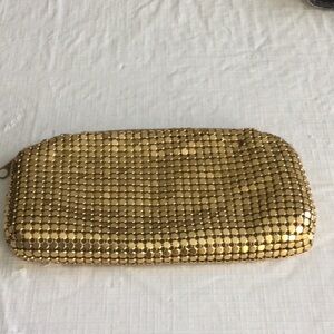 Chic Gold Mesh Wristlet